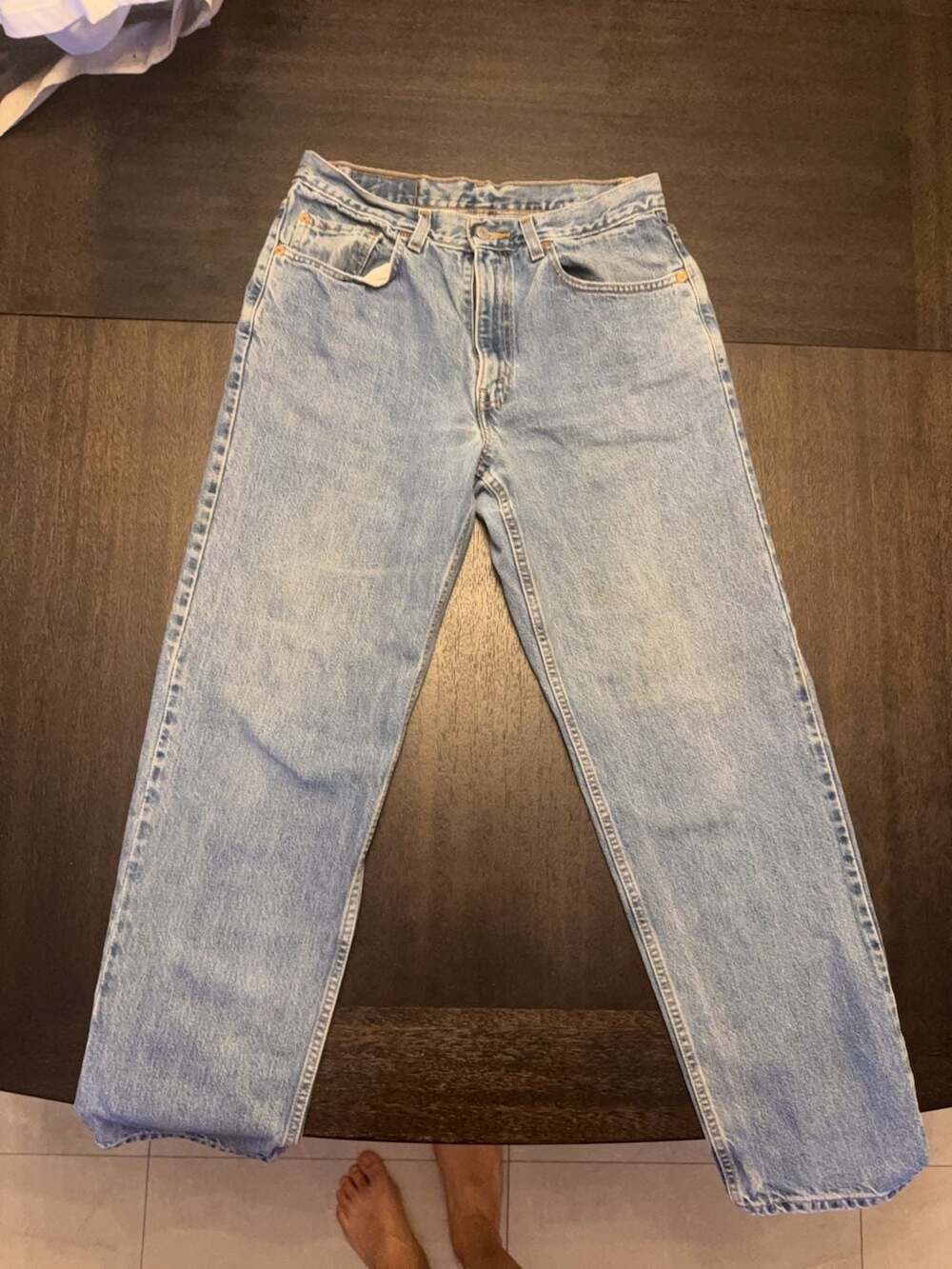 Levi's Vintage Light Wash Straight Leg Denim Jeans